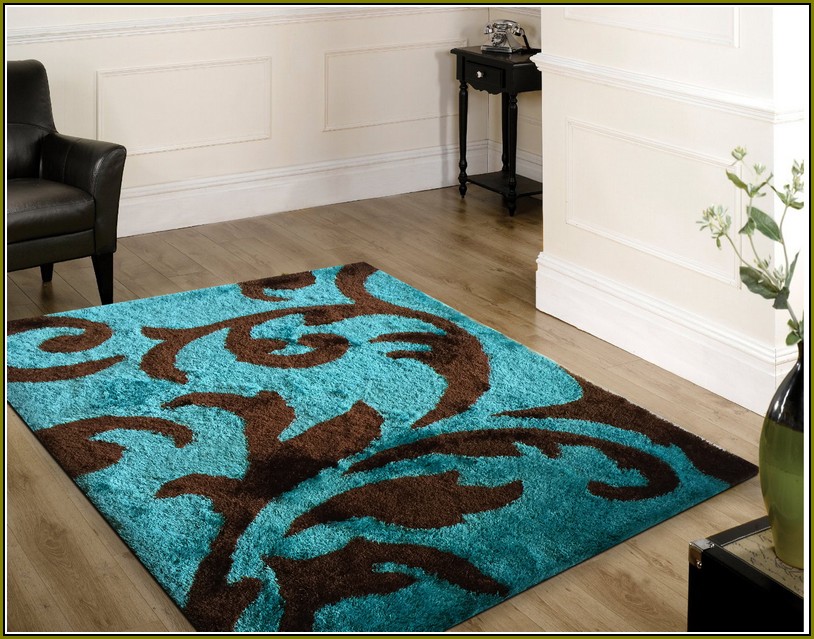 Brown And Turquoise Area Rugs