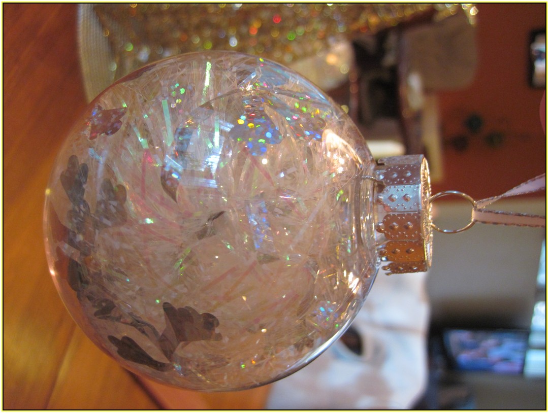 Clear Plastic Ornament Balls