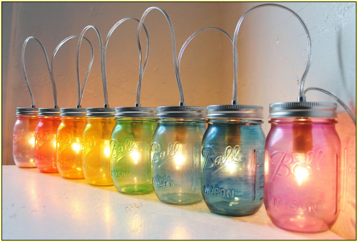 Colored Ball Jars