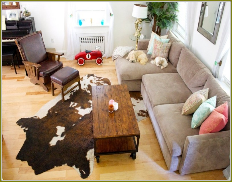 Cowhide Rugs In Living Rooms