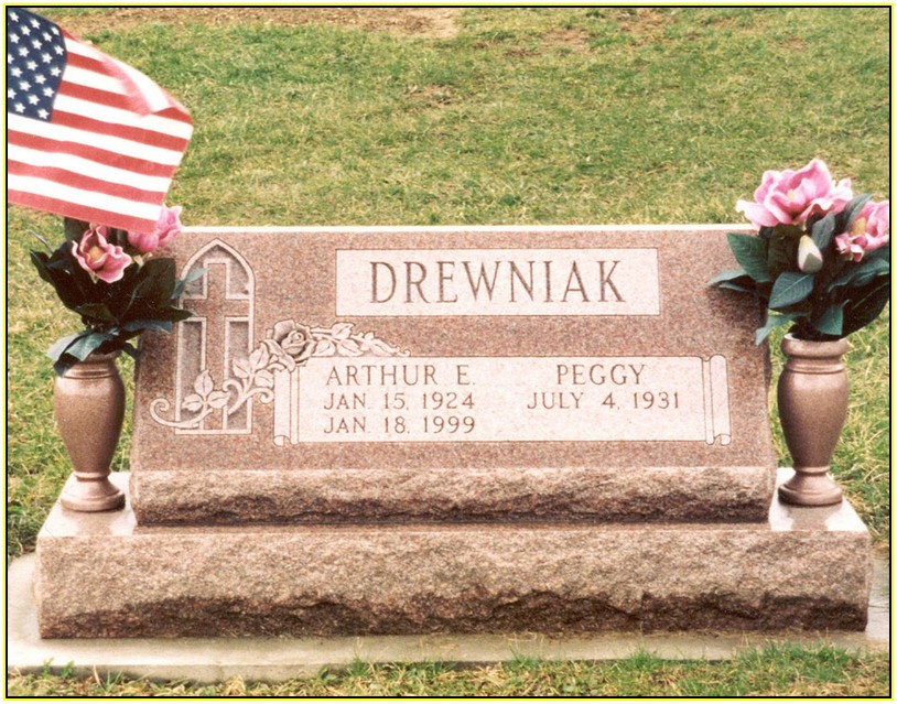 Granite Grave Markers With Vase