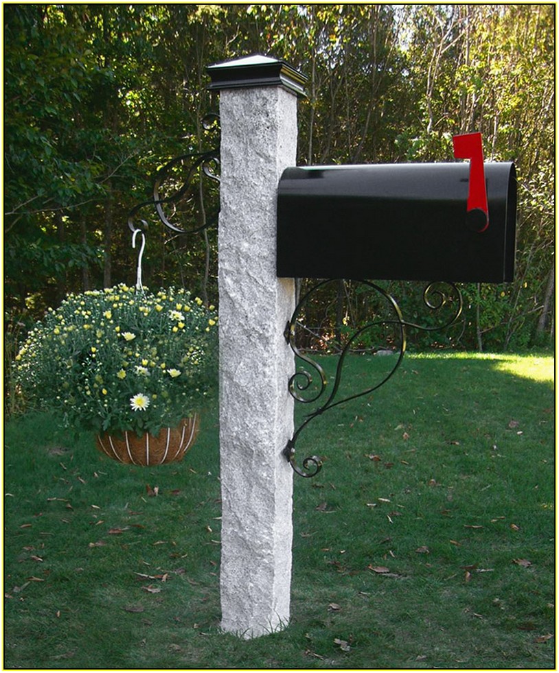 Granite Mailbox Post Maine