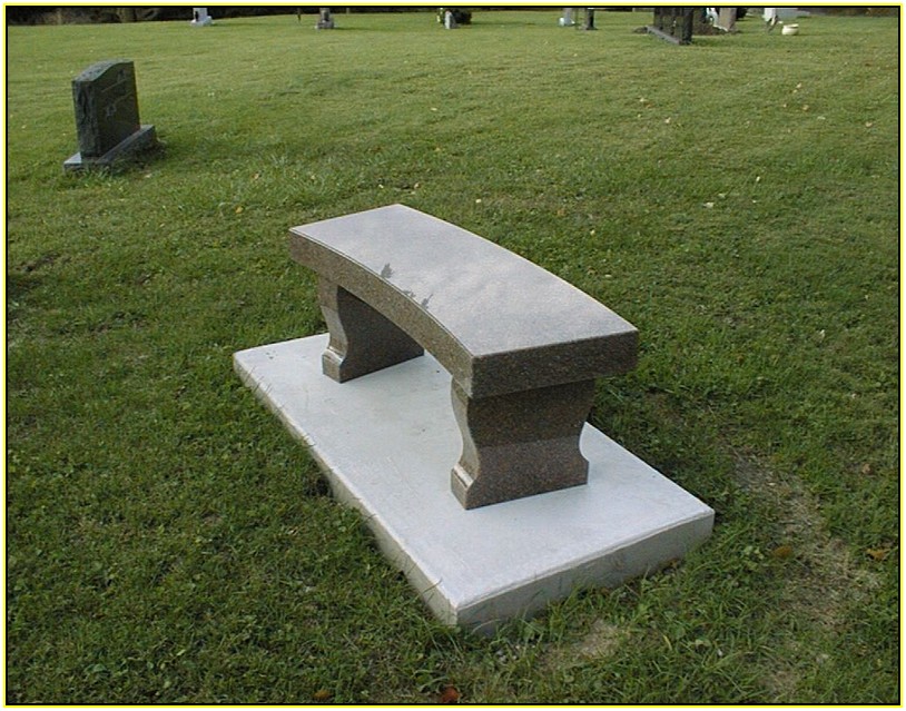 Granite Memorial Benches Cemetery