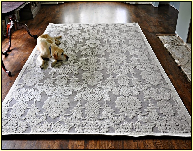 Gray And Ivory Area Rug