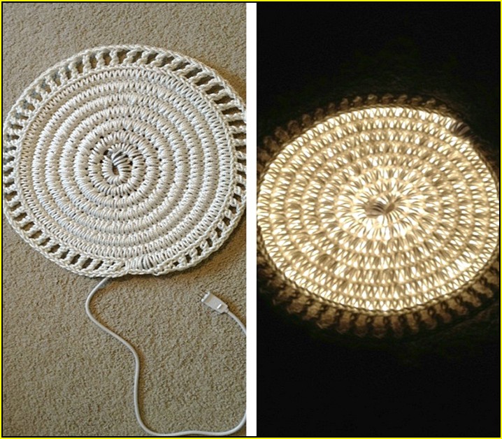 Led Rope Light Crochet Rug