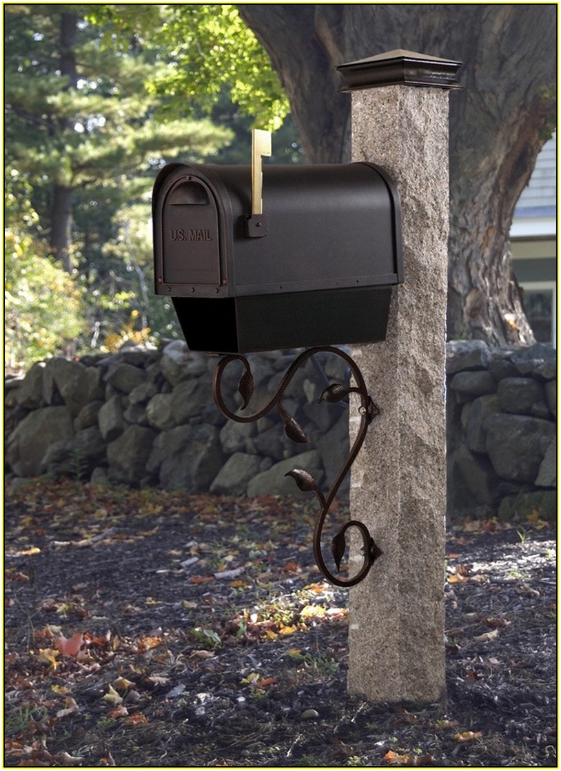 Mailbox Brackets For Granite Posts