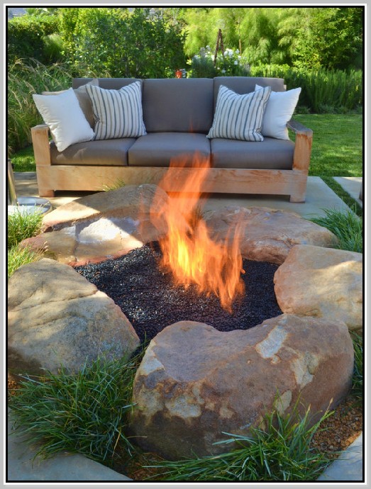 Natural Gas Fire Pit Kit