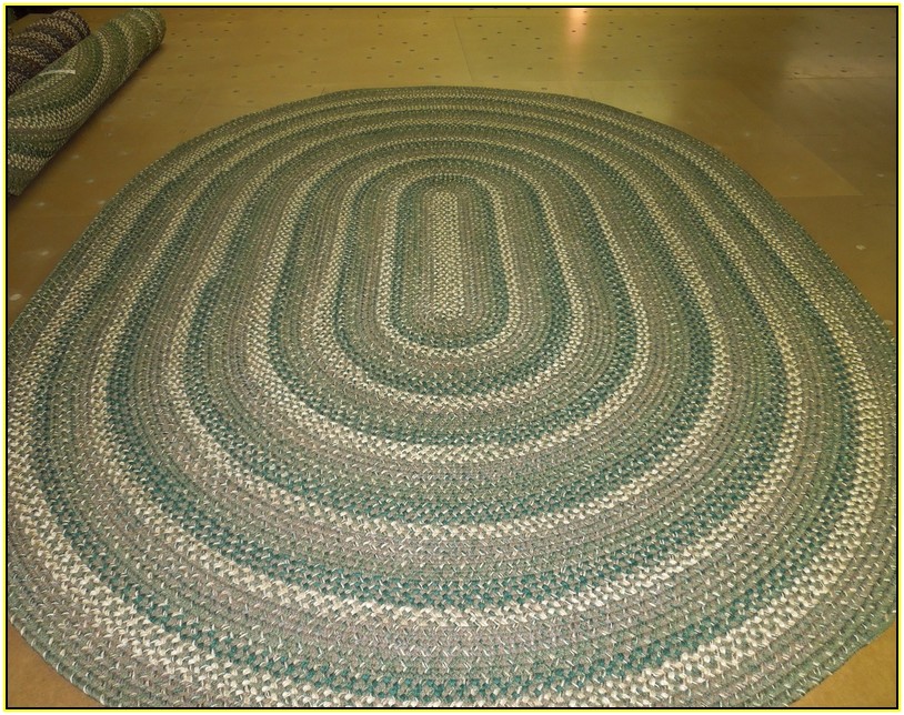 Oval Braided Rugs 7x9
