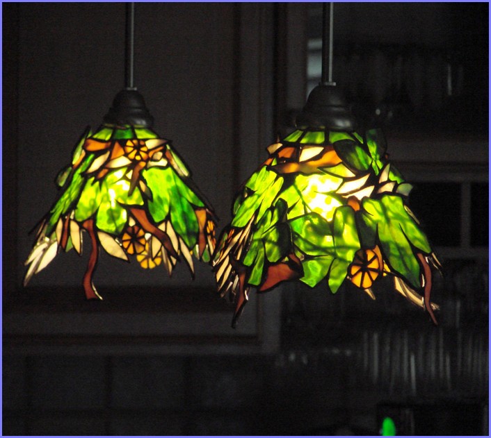 Spectrum Stained Glass Lamp Shades