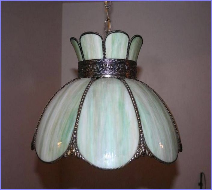 Stained Glass Hanging Lamp Shades