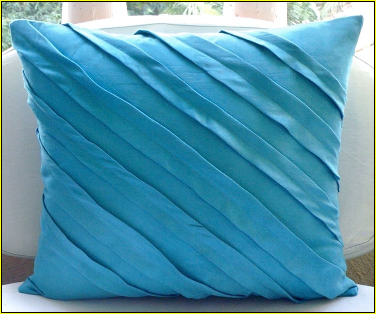 Turquoise Euro Pillow Shams