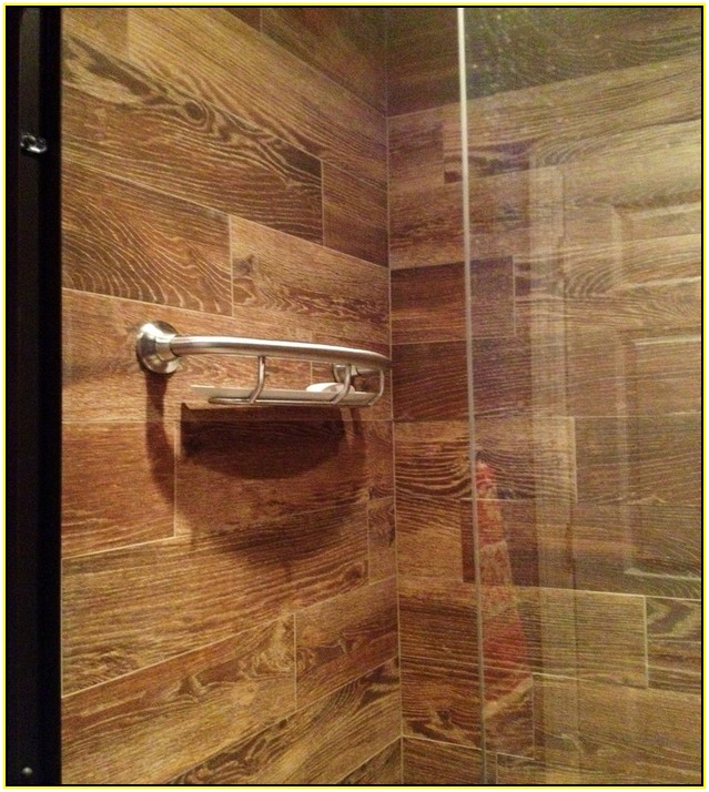 Wood Look Ceramic Tile Shower