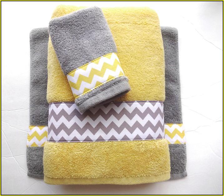 Yellow Bath Towels And Rugs