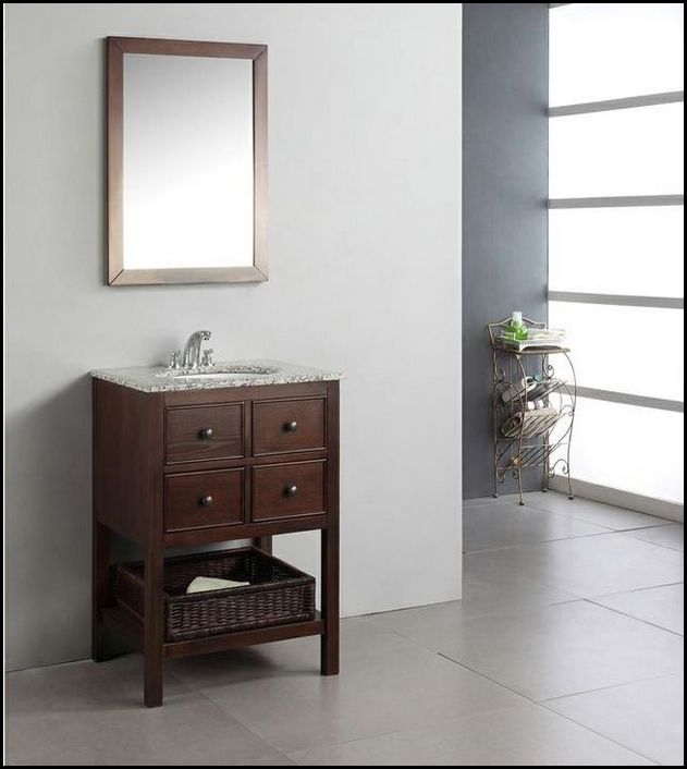 24 Inch Bathroom Vanity With Top Image