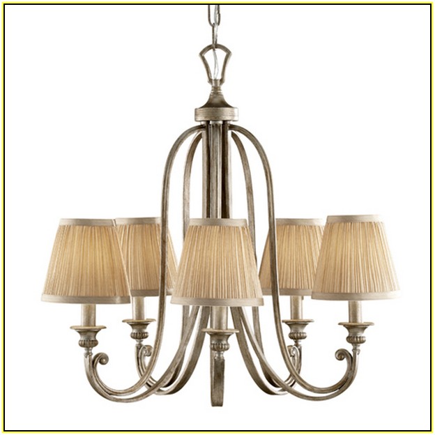 5 Light Chandelier With Shades