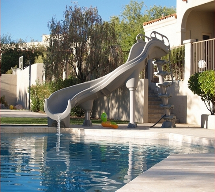 Above Ground Design Swiming Pool Design Slides