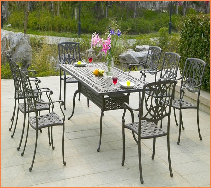Aluminum Patio Table And Chairs