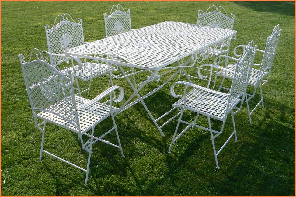 Antique Wrought Iron Outdoor Furniture
