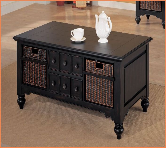 Black Coffee Tables With Storage