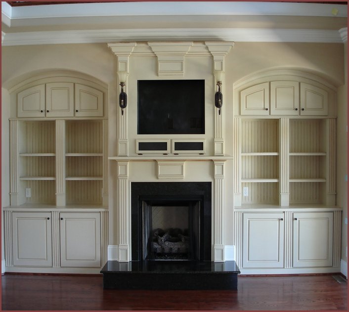 Built In Bookcases For Glass Doors
