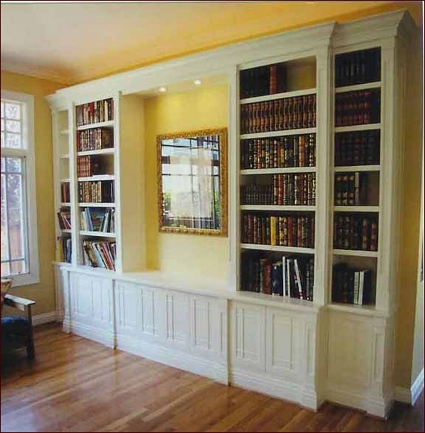 Built In Bookcases With Doors