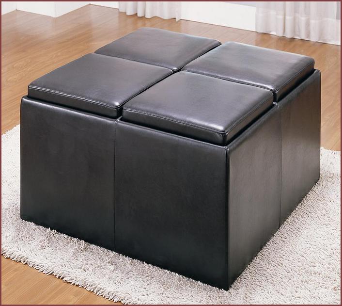 Coffee Table With Storage Cubes