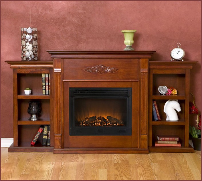 Electric Fireplace For Bookcases