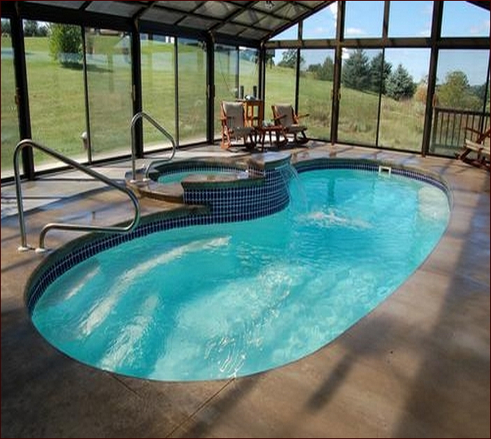 Enclosed Inground Swiming Pool Designs