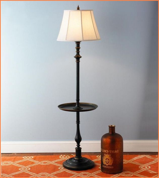 Floor Lamp With Table Tray