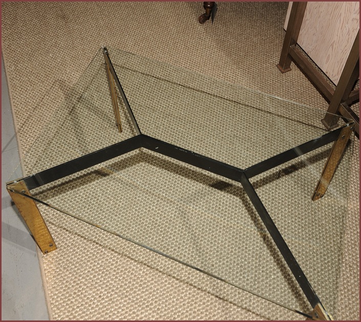 Glass Top Coffee Tables With Metal Base