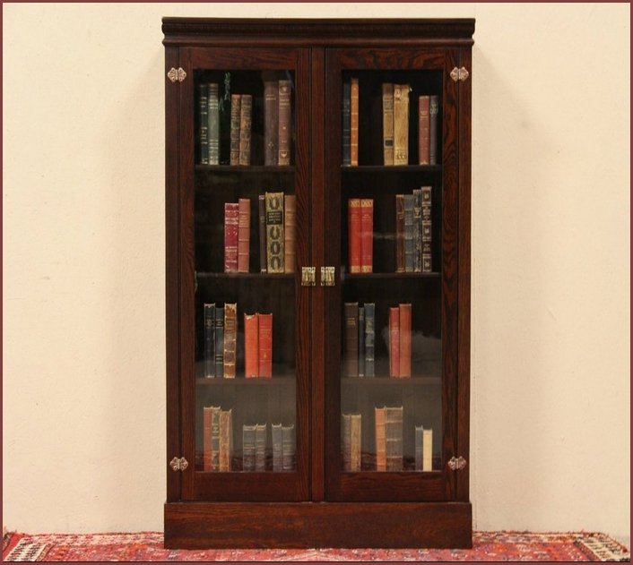 Lawyer Bookcase For Glass Doors
