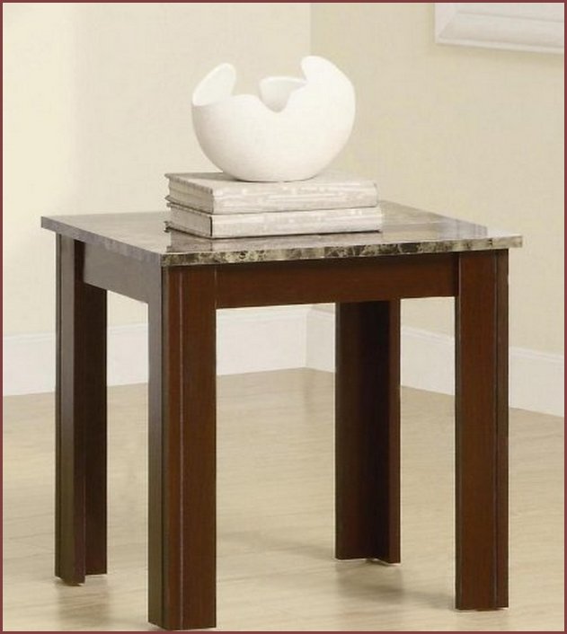 Marble Top Coffee Table And End Tables