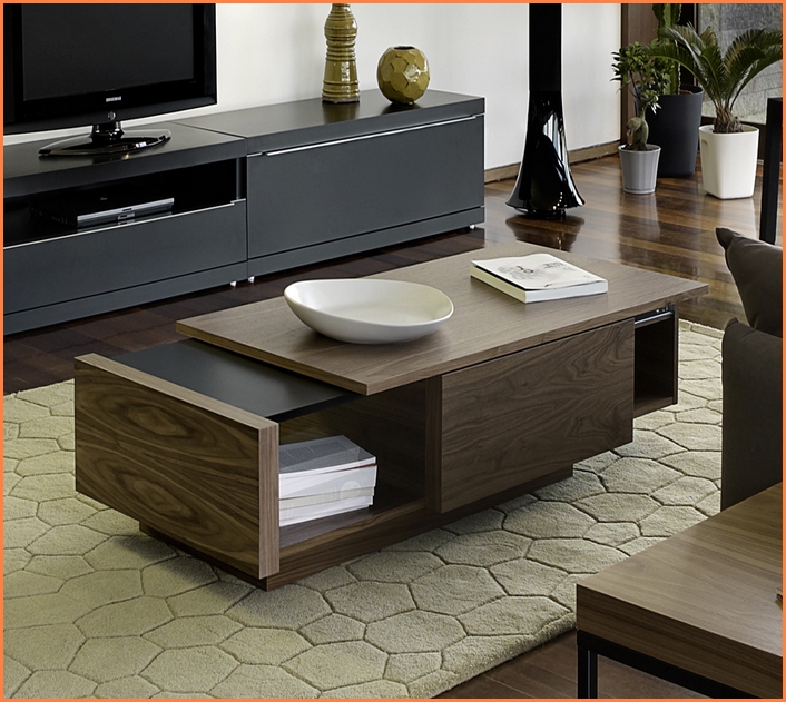 Modern Coffee Table With Storage