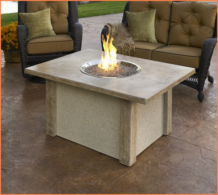 Outdoor Coffee Table Gas Fire Pit