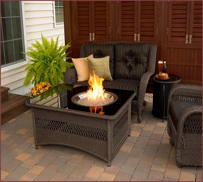 Outdoor Coffee Table With Fire Pit