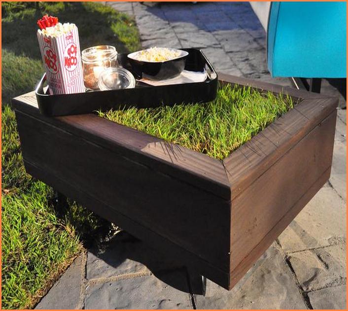 Outdoor Side Table With Storage