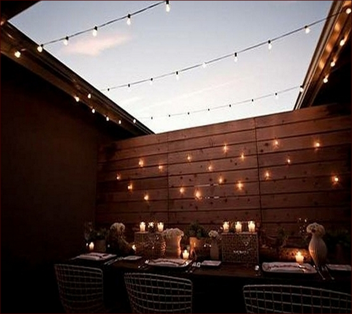 Outside Patio String Lights