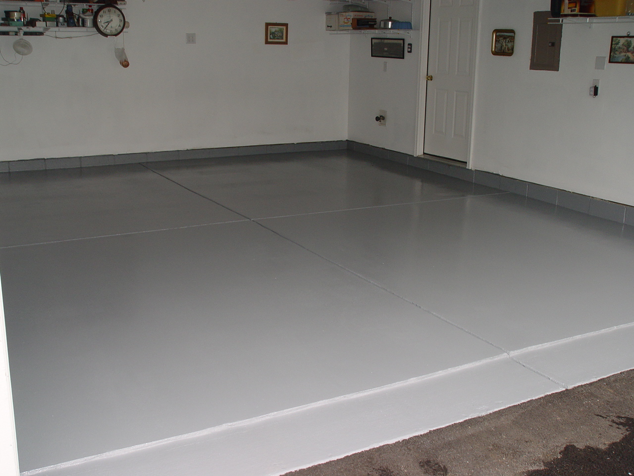 Painting Garage Floor Latex Picture