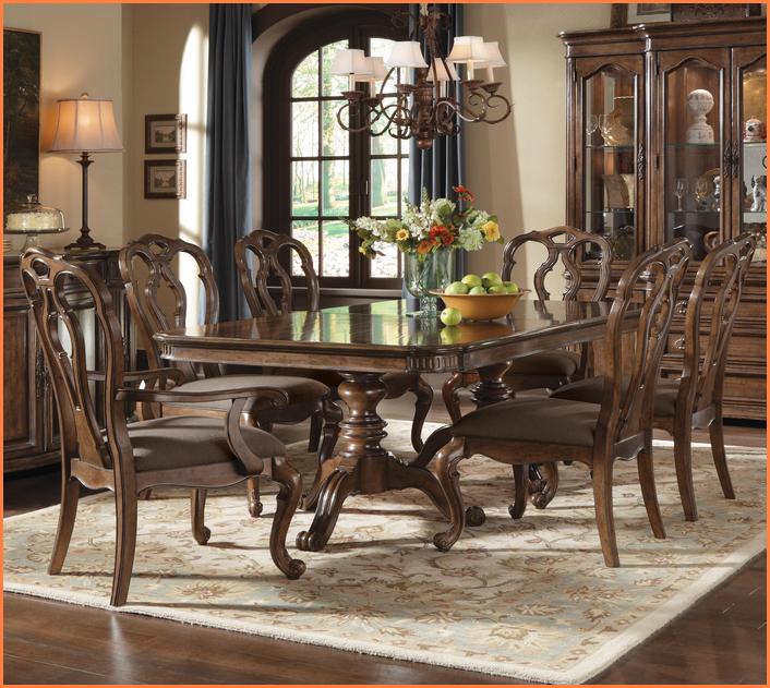 Pedestal Dining Table With Extension
