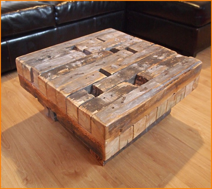 Reclaimed Wood Coffee Table Plans