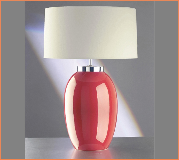 Red Ceramic Table Lamps