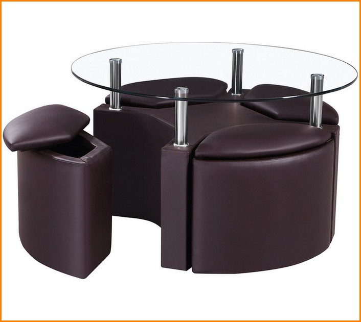 Round Coffee Tables With Glass Top