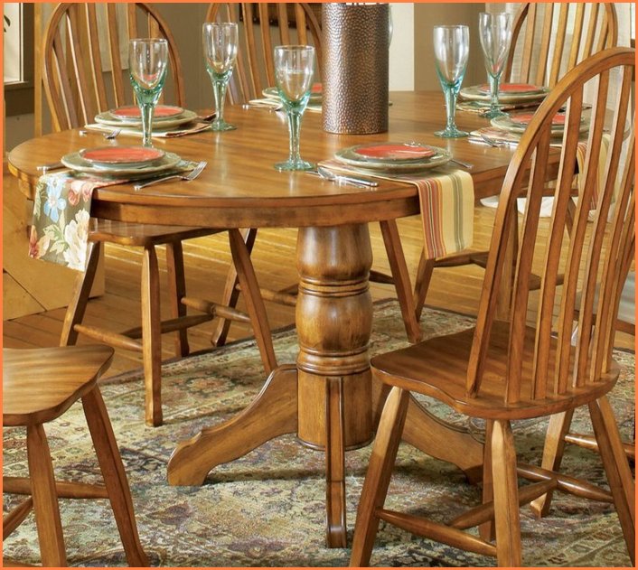 Round Dining Tables With Leaf
