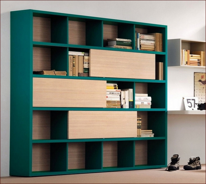 Solid Wood Bookcases With Doors