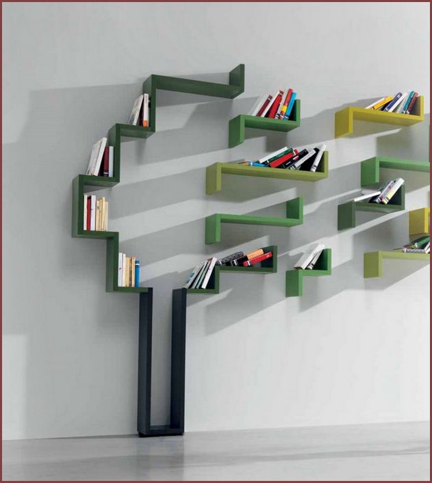 Wall Mounted Bookcase For Kids