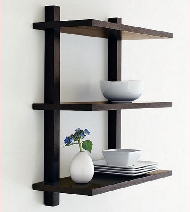 Wall Mounted Bookcase Shelves