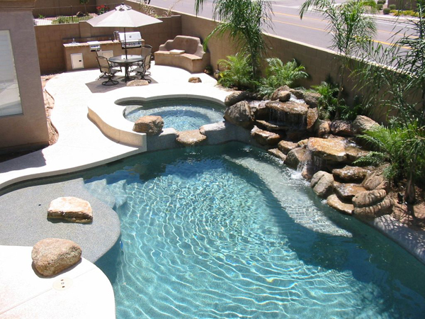 Arizona Backyard Landscapes With Pools