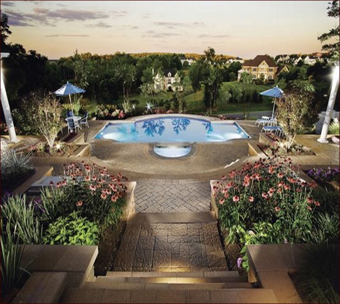 Backyard Landscaping With Pool