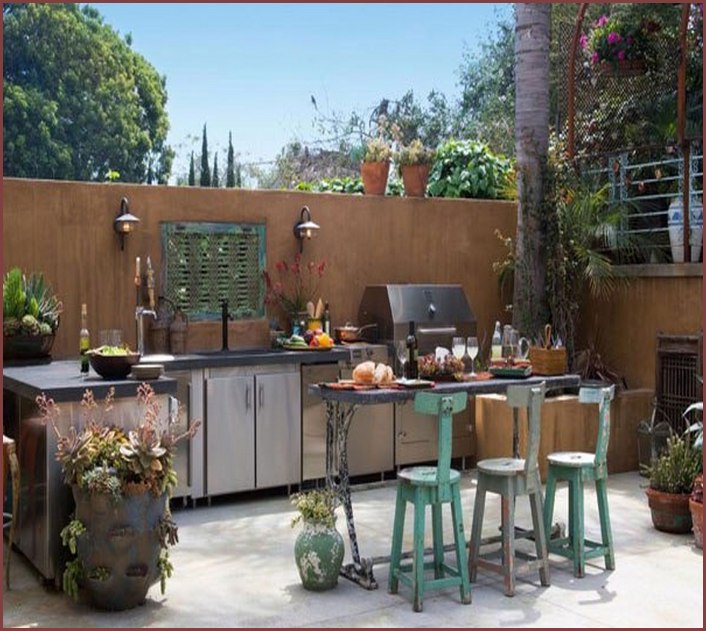 Build An Outdoor Kitchen With Metal Studs