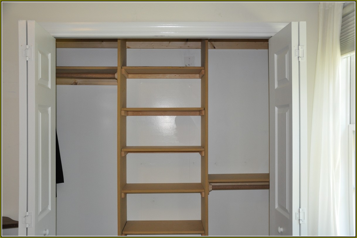 Build Closet Shelves Mdf